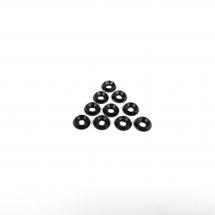 Kunststoff-Scheibe schwarz für Innenverkleidung 10 Stück Trabant 500 600 601 1.1